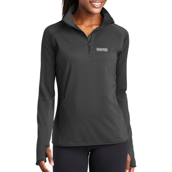 WWS - Women's Sport Wick ® Stretch 1/4 Zip Pullover Thumbnail