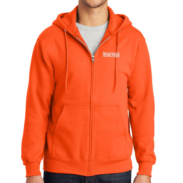 WWS - Essential Fleece Full Zip Hooded Sweatshirt Thumbnail