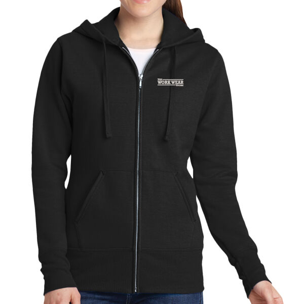 WWS - Women's Core Fleece Full Zip Hooded Sweatshirt Thumbnail