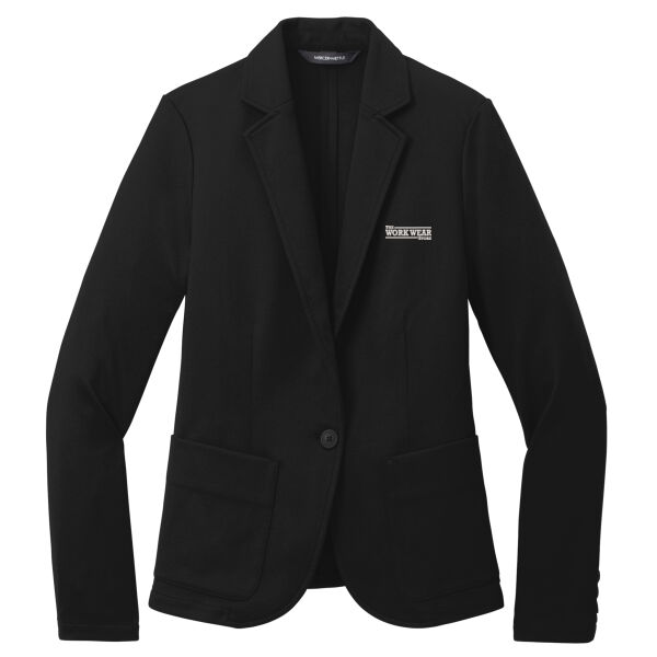 WWS - Women's Relaxed Knit Blazer Thumbnail